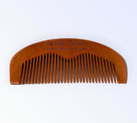 With Love anti-static beard comb made from biodegradable materials, splinter-free and water-resistant, perfect for grooming all hair types.