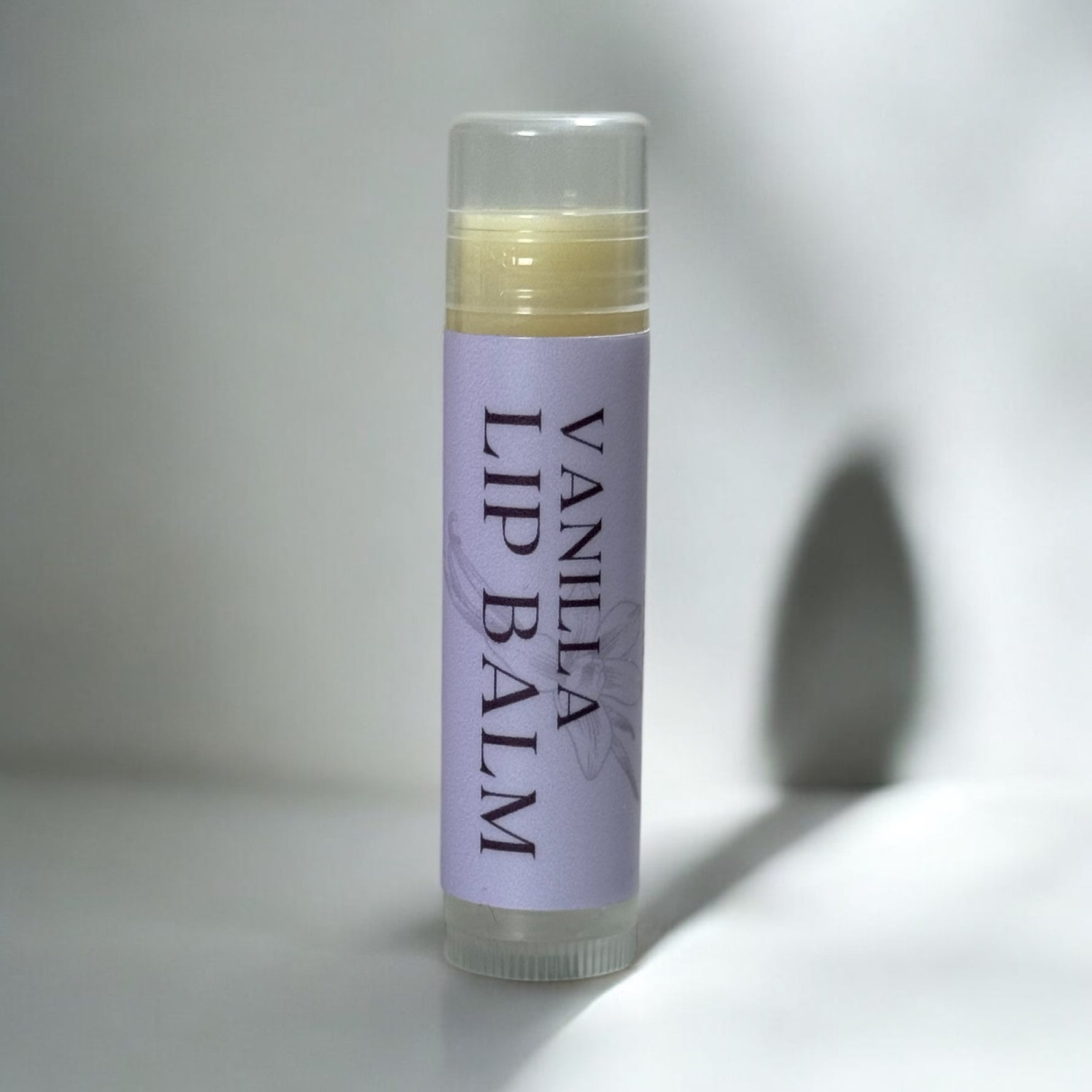 With Love Essential Skin Care Lip Balm with natural formula, Vanilla flavored for soft and nourished lips.